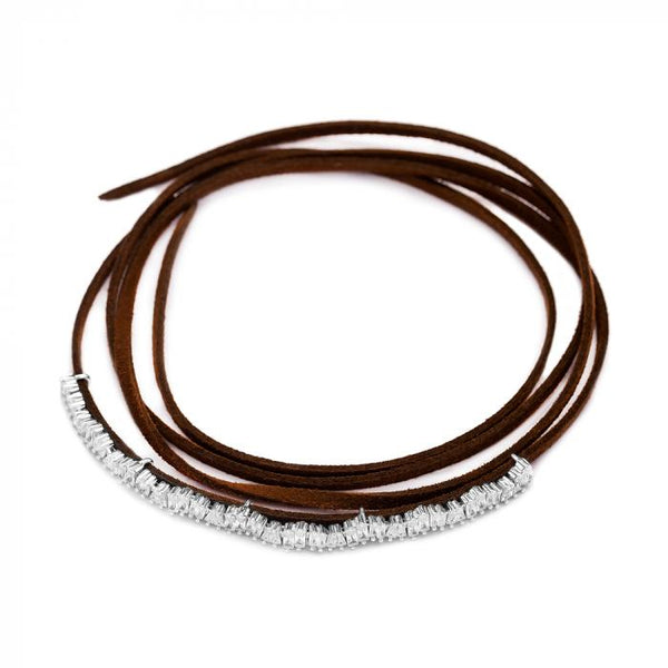 Silver Wrap Around Necklace