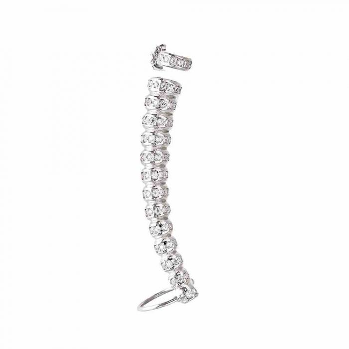 Rows To Luv Ear Jacket (Clear)