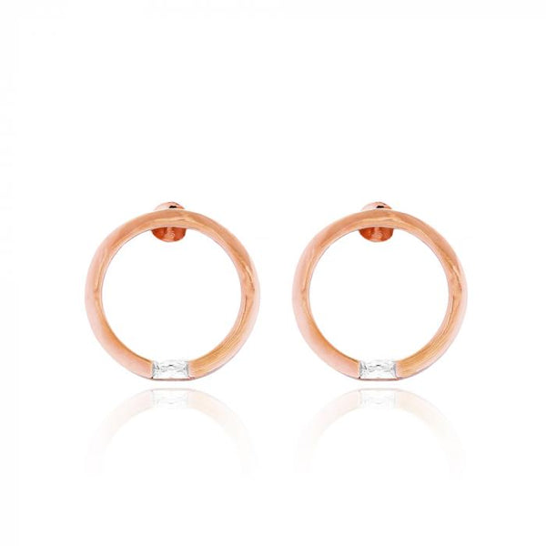 Round Crystal Earrings