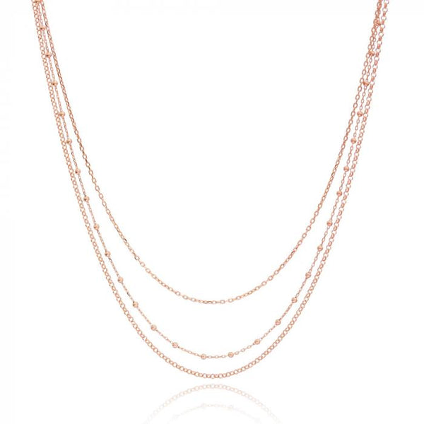 3 Layered Beaded Necklace