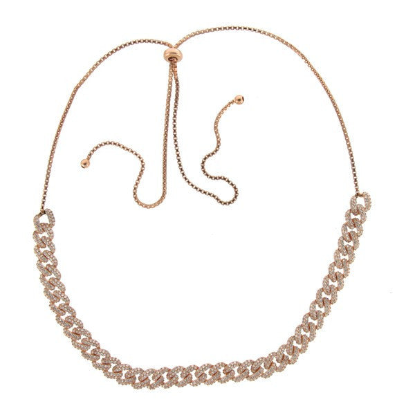 Pink Copula Necklace